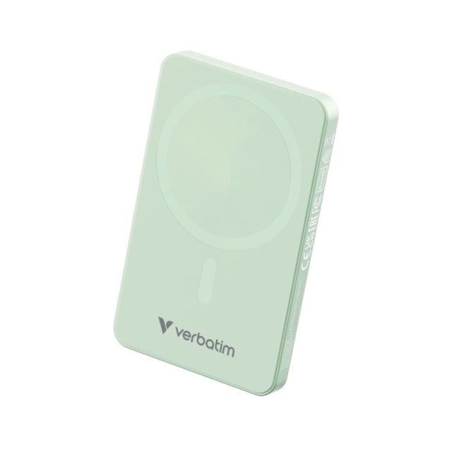 Verbatim - Charge ''n'' Go Essentials 5000 mAh Cargador inalámbrico Verde