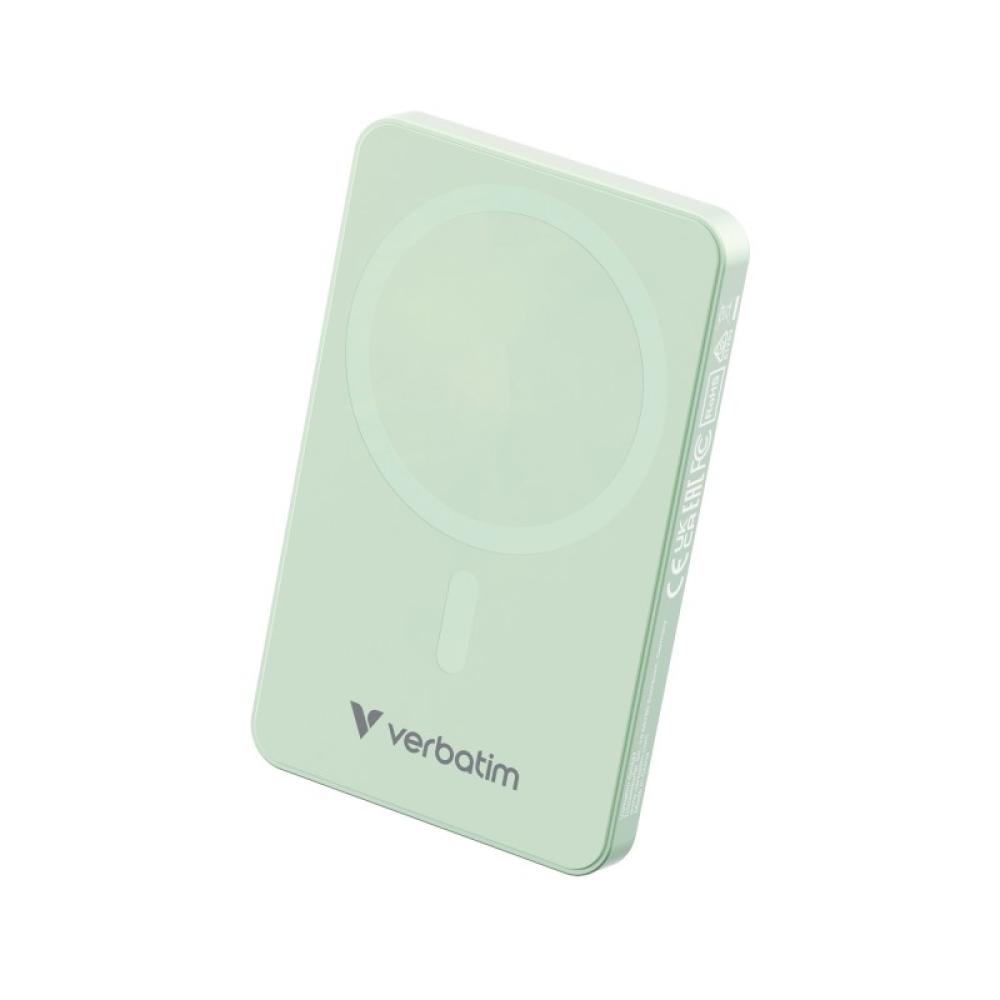 Verbatim - Charge ''n'' Go Essentials 5000 mAh Cargador inalámbrico Verde
