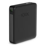 Ksix - Powerbank Nano 5.000 mAh, Tamaño de bolsillo, Power Delivery, 20 W, Cable USB-C a USB-C, Indicadores LED, Negro