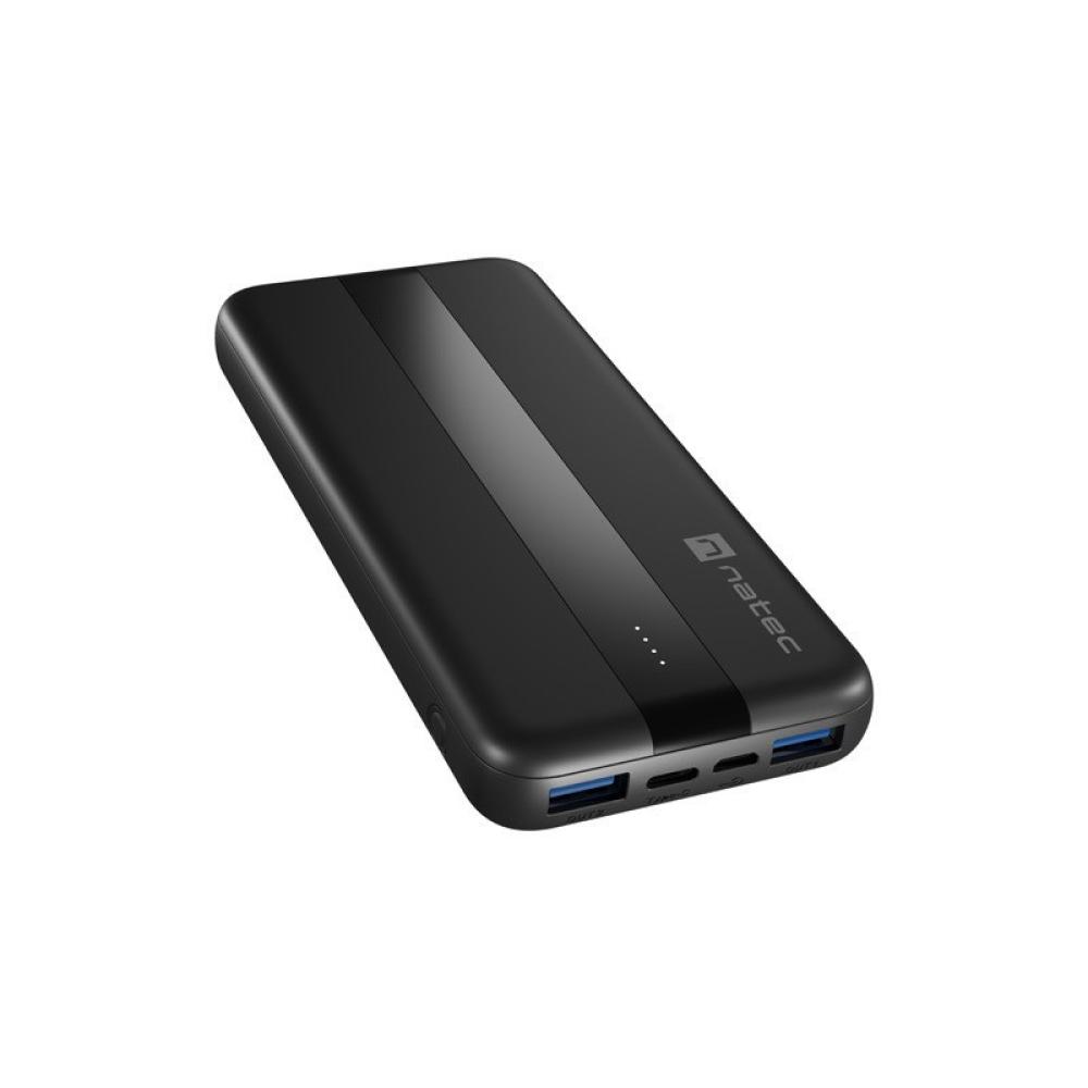 NATEC - TREVI SLIM Q V2 Polímero de litio 10000 mAh Negro