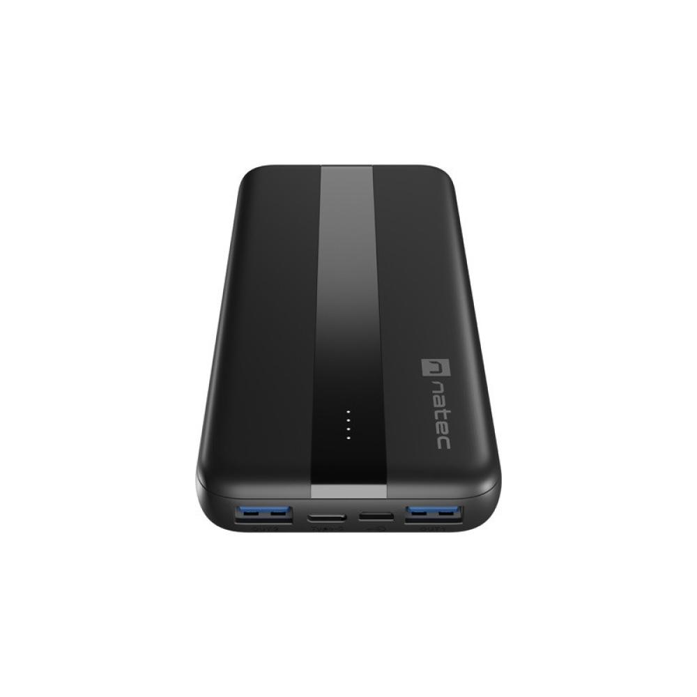 NATEC - TREVI SLIM Q V2 Polímero de litio 10000 mAh Negro