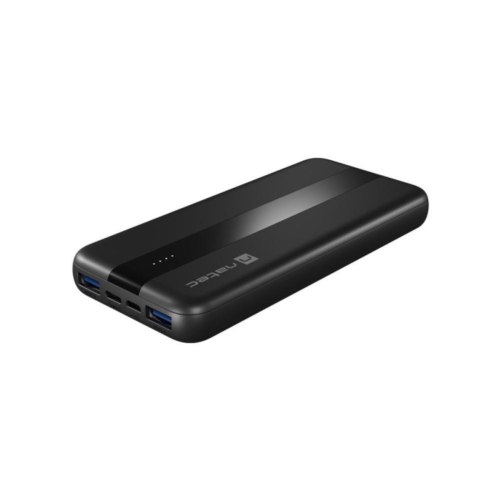 NATEC - TREVI SLIM Q V2 Polímero de litio 10000 mAh Negro