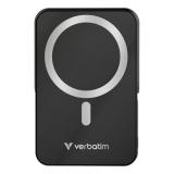 Verbatim - Charge ''n'' Go Magnetic Wireless Polímero de litio 10000 mAh Cargador inalámbrico Negro
