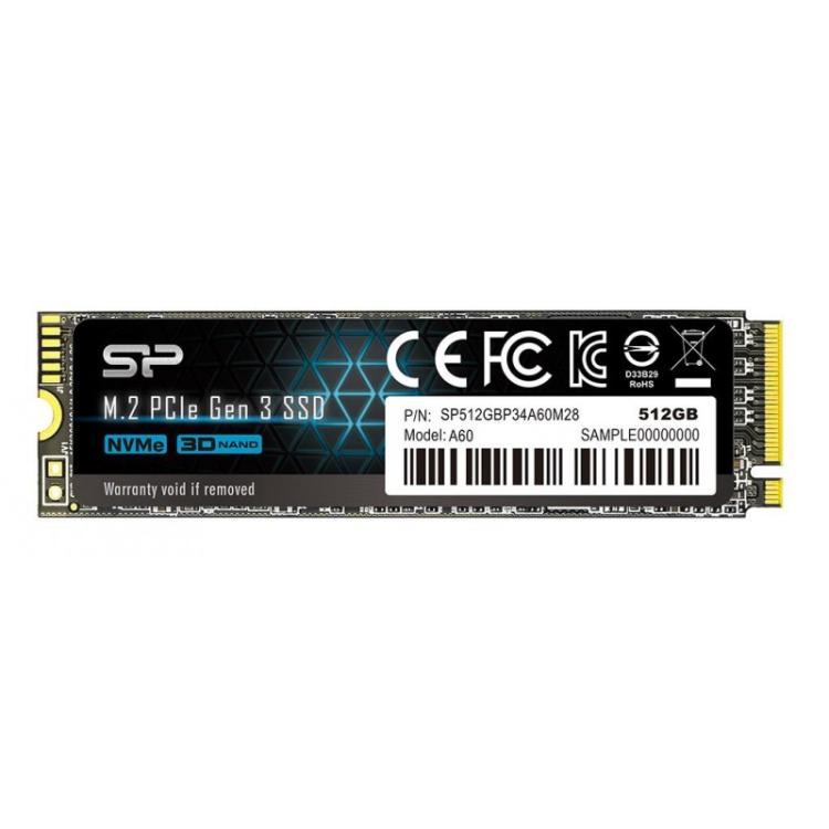 Silicon Power - P34A60 M.2 512 GB PCI Express SLC NVMe