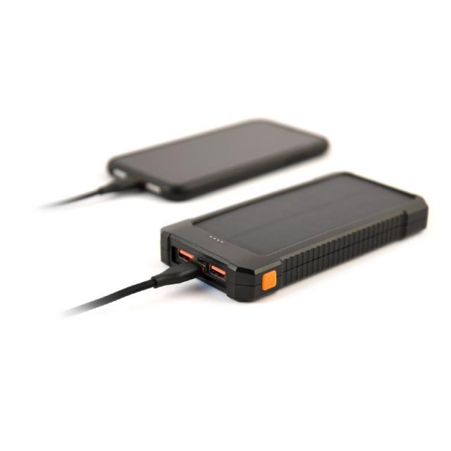 Gembird - PB10-SOLAR-1 batería externa Polímero de litio 10000 mAh Negro