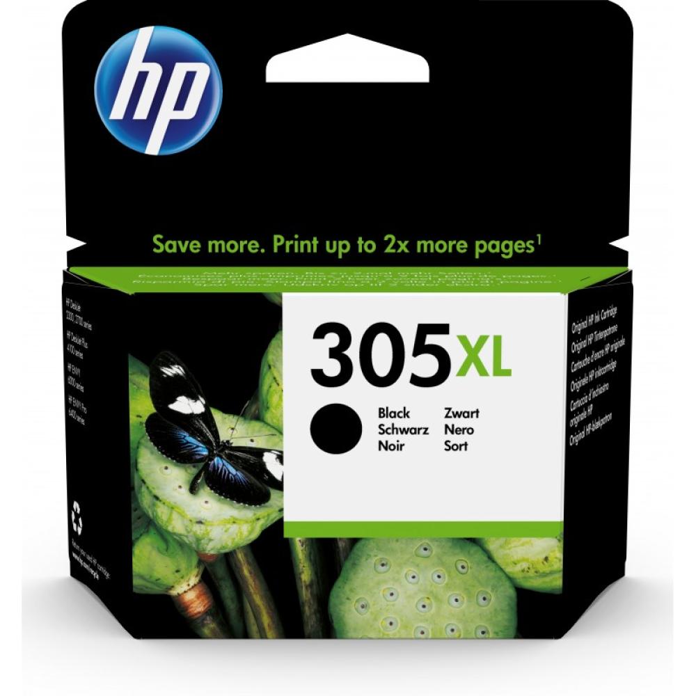 HP - Cartucho de tinta Original 305XL de alta capacidad negro