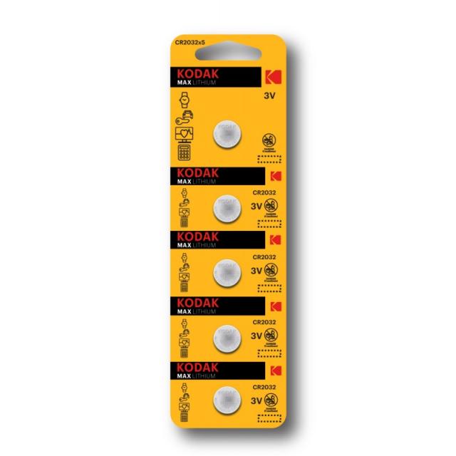 Kodak - KCR2032 Batería de un solo uso CR2032 Lithium-Manganese Dioxide (LiMnO2)