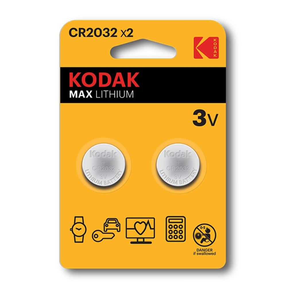 Kodak - CR2032 Batería de un solo uso Litio
