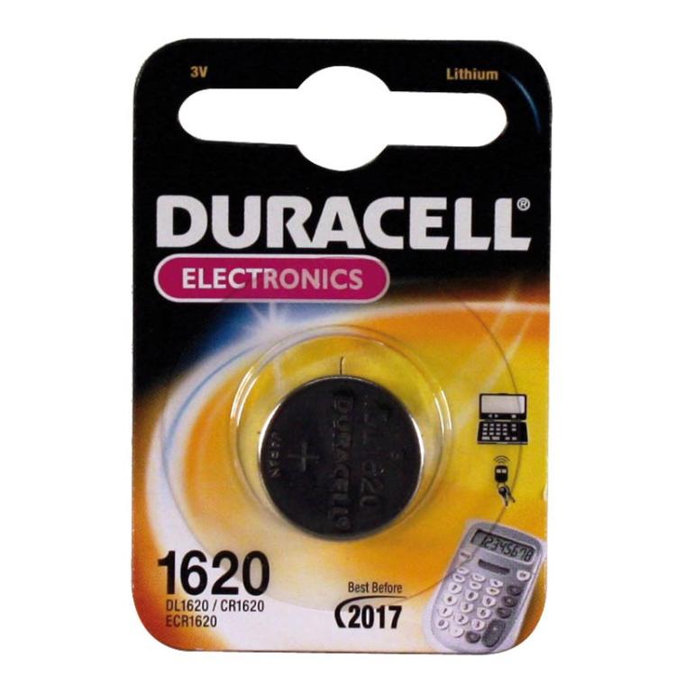 Duracell - CR1620 3V Batería de un solo uso Litio