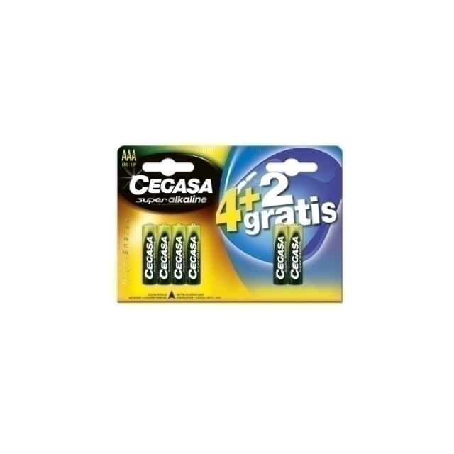 Cegasa - PILAS CEGASA AAA PLUS (MN2400-LR03) B6