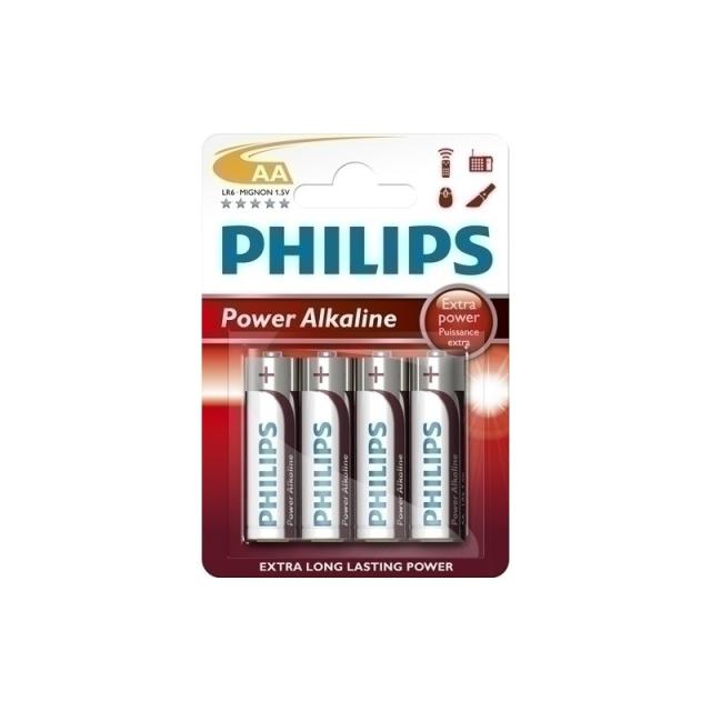 Philips - PILAS POWERLIFE LR06 SUPER ALCALINA B/4