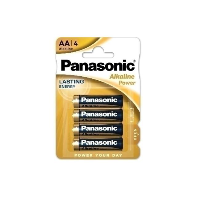 Panasonic - PILAS PANASONIC ALKALINE AA LR06 B/4
