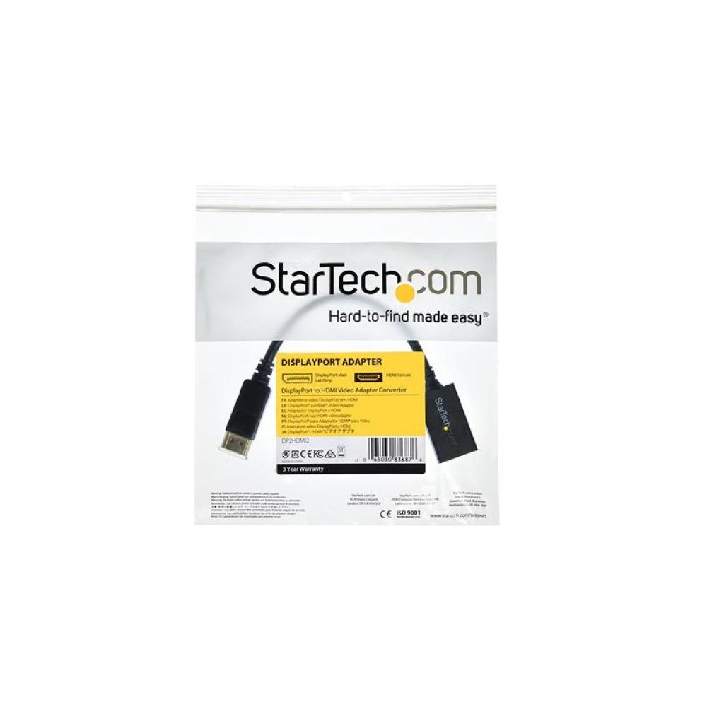StarTech.com - Adaptador Conversor de Vídeo DisplayPort a HDMI - Convertidor DP Pasivo - 1920x1200