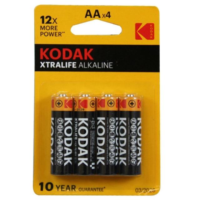 Kodak - KODAK PILAS EXTRALIFE ALCALINA 4UD LR06 AAA BLISTER