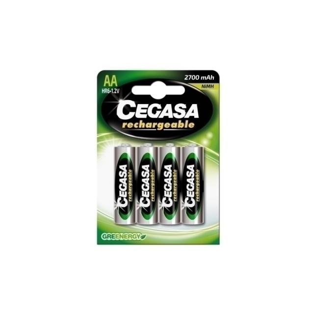 Cegasa - PILAS CEGASA RECARGABLES HR6 B/4