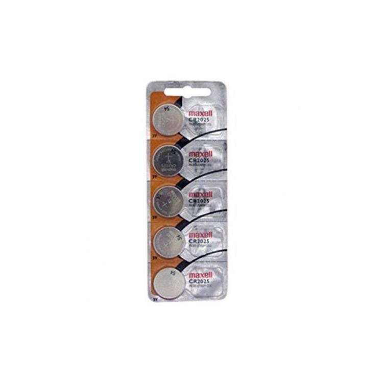 Maxell - MAXELL PILAS PLANAS DE LITIO 3V - CR2025 -PACK 5-