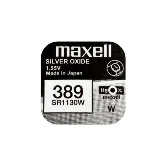 Maxell - 18289100 pila doméstica Batería de un solo uso SR1130W Óxido de plata