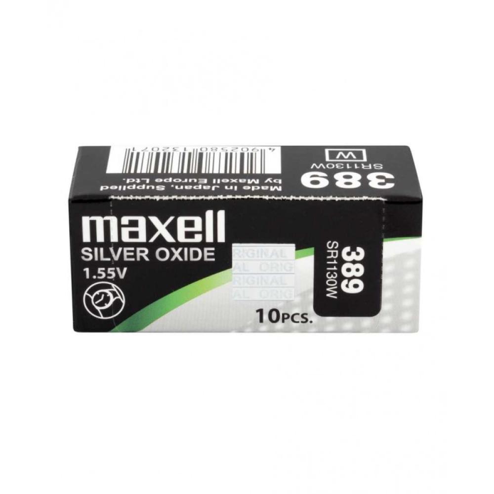 Maxell - 18289100 pila doméstica Batería de un solo uso SR1130W Óxido de plata