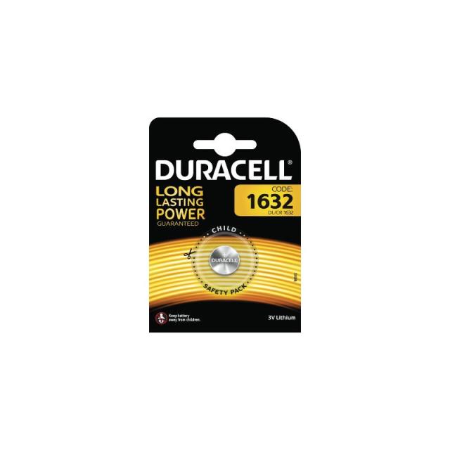 Duracell - 1632 Batería de un solo uso CR1632 Litio 5000394007420 - Pack de 10 unidades