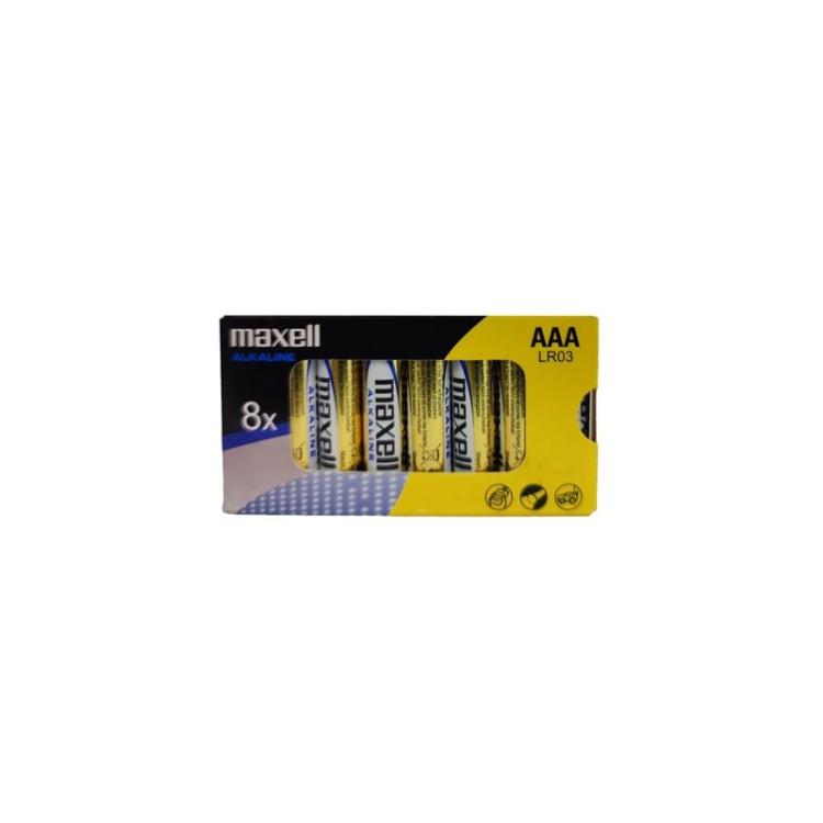Maxell - PILAS ALCALINA MAXELL LR03 C/8 - Pack de 36 unidades