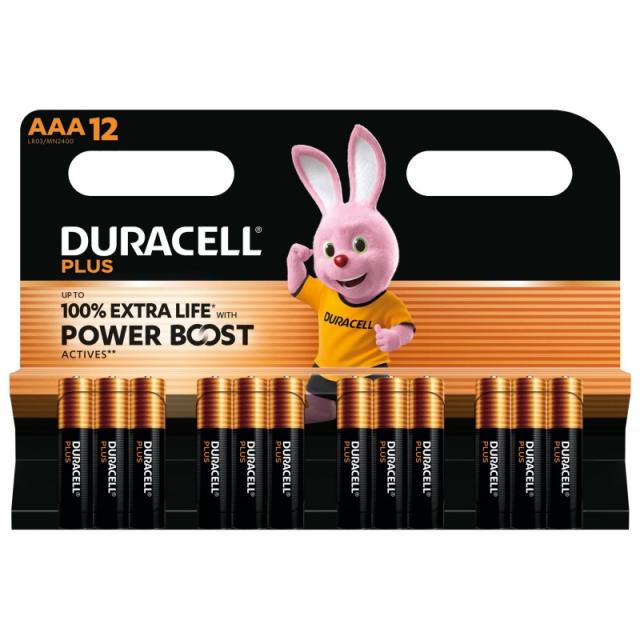 Duracell - Plus Batería de un solo uso AAA Alcalino - 5019151