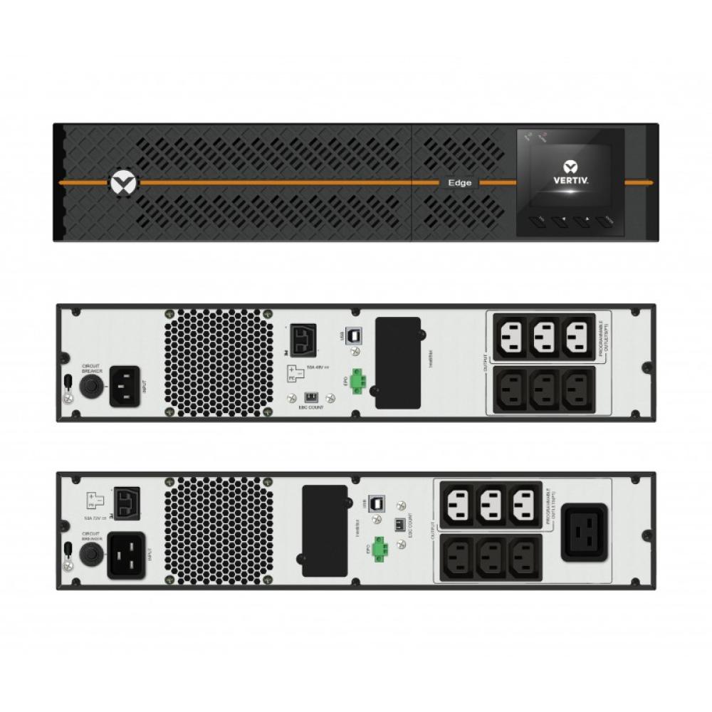 Vertiv - Liebert SAI EDGE de 3000 VA 2700 W line interactive de montaje en torre/rack AVR