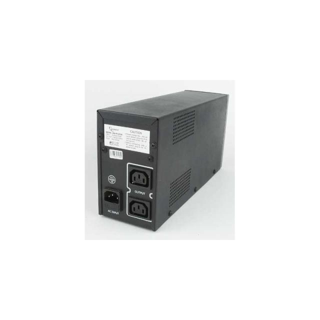 Gembird - UPS-PC-652A sistema de alimentación ininterrumpida (UPS) Línea interactiva 0,65 kVA 390 W 3 salidas AC