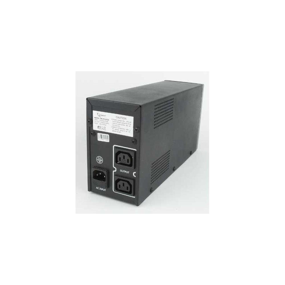 Gembird - UPS-PC-652A sistema de alimentación ininterrumpida (UPS) Línea interactiva 0,65 kVA 390 W 3 salidas AC