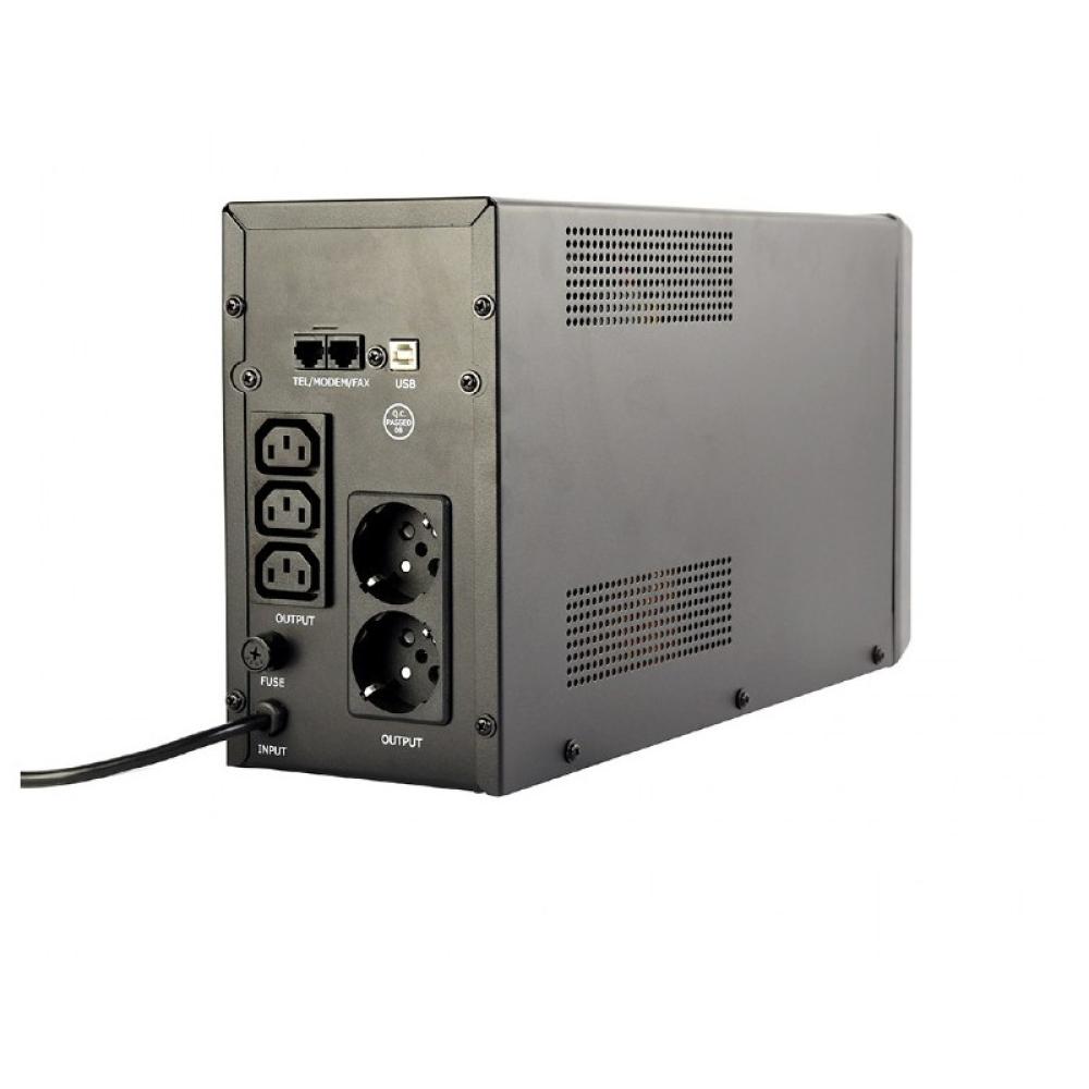 Gembird - EG-UPS-035 sistema de alimentación ininterrumpida (UPS) Línea interactiva 2 kVA 1200 W 5 salidas AC