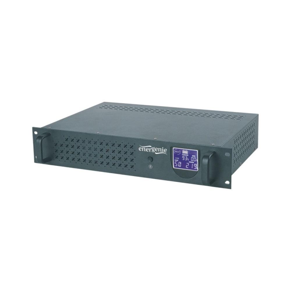 Gembird - Ups rack 19'''' 3.4u 1500va, 4xiec 230v out, iec14 in,rj11, usb, lcd sistema de alimentación ininterrumpida (UPS) Líne