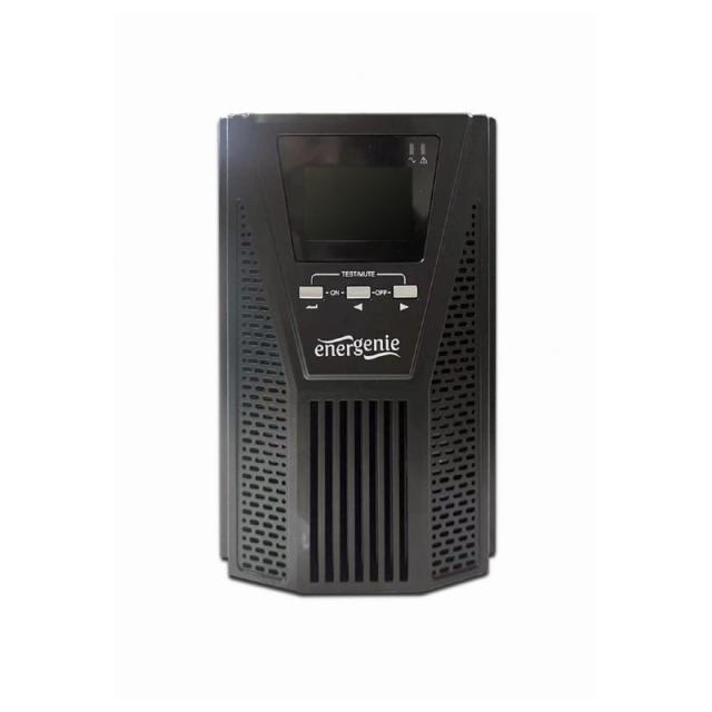 Gembird - EG-UPSO-3000 sistema de alimentación ininterrumpida (UPS) Doble conversión (en línea) 3 kVA 2700 W 5 salidas AC