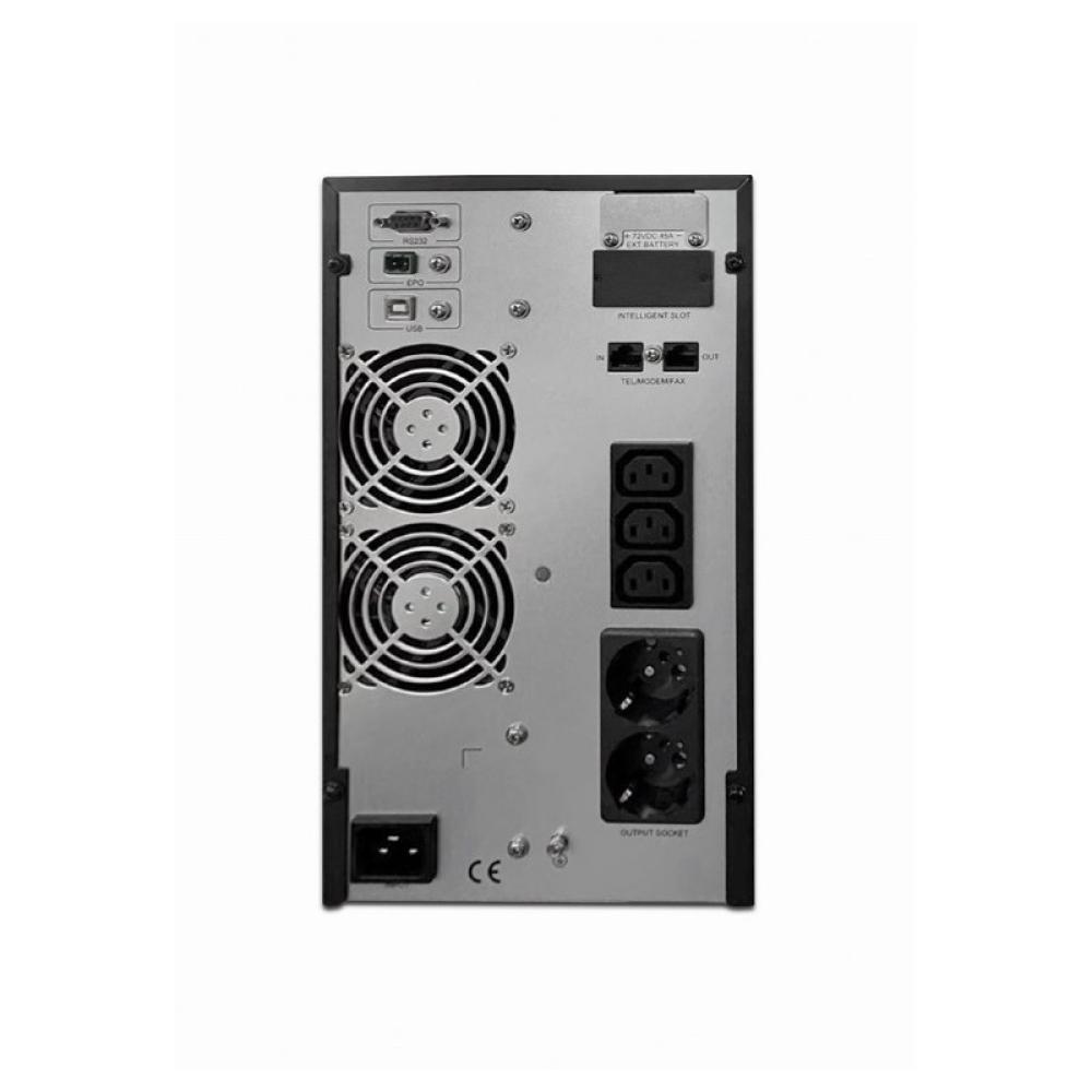 Gembird - EG-UPSO-3000 sistema de alimentación ininterrumpida (UPS) Doble conversión (en línea) 3 kVA 2700 W 5 salidas AC