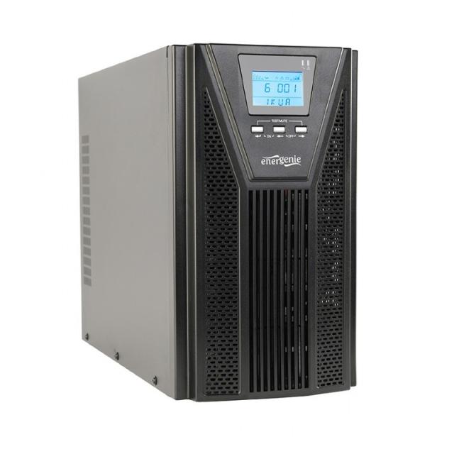 Gembird - EG-UPSO-3000 sistema de alimentación ininterrumpida (UPS) Doble conversión (en línea) 3 kVA 2700 W 5 salidas AC