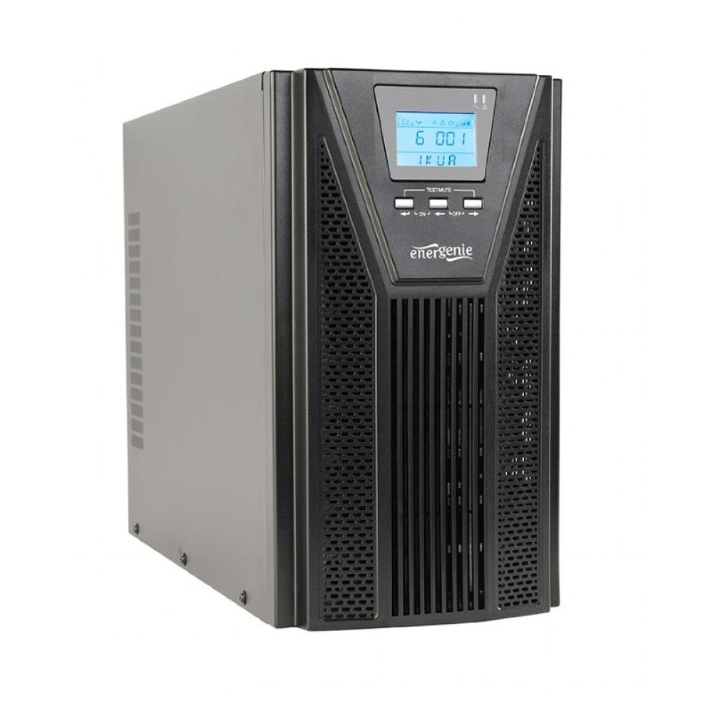 Gembird - EG-UPSO-3000 sistema de alimentación ininterrumpida (UPS) Doble conversión (en línea) 3 kVA 2700 W 5 salidas AC