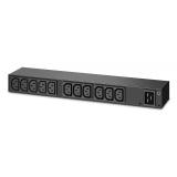APC - AP6020A unidad de distribución de energía (PDU) 13 salidas AC 0U/1U Negro