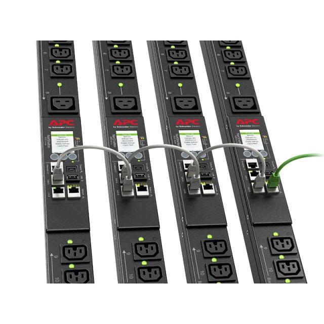 APC - APDU9959EU3 unidad de distribución de energía (PDU) 24 salidas AC 0U Negro