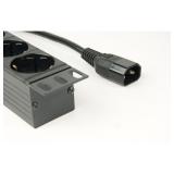 Gembird - EG-PDU-014-C14 unidad de distribución de energía (PDU) 8 salidas AC 1U Negro