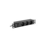 Lanberg - PDU-03F-0200-IEC-BK unidad de distribución de energía (PDU) 1U