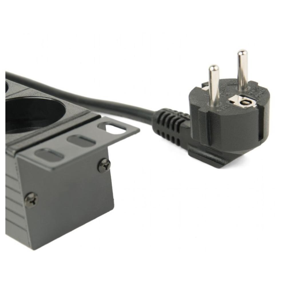 Gembird - EG-PDU-014 unidad de distribución de energía (PDU) 8 salidas AC 1U Negro