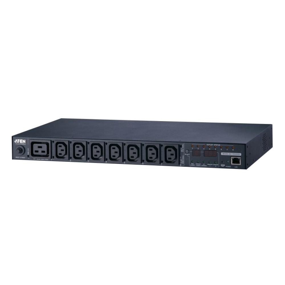 ATEN - PE6208G-ATA-G unidad de distribución de energía (PDU) 8 salidas AC 1U Negro