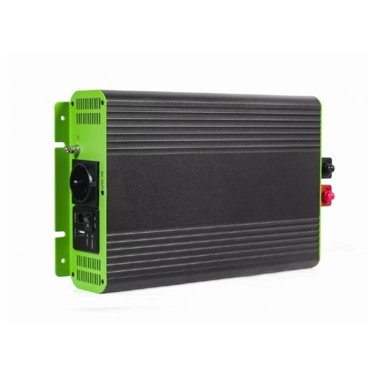 EnerGenie - EG-PWC-PS2000-01 adaptador e inversor de corriente Auto 2000 W Negro, Verde