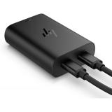 HP - Cargador para portátil de con USB-C GaN de 65 W - 600Q8AA