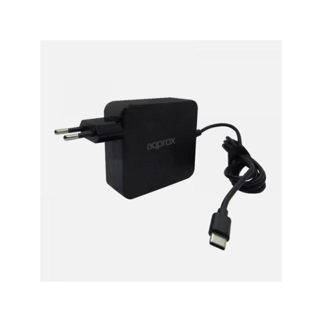 Approx - APPA90C cargador de dispositivo móvil Netbook, Portátil, Smartphone, Tableta Negro Corriente alterna Interior