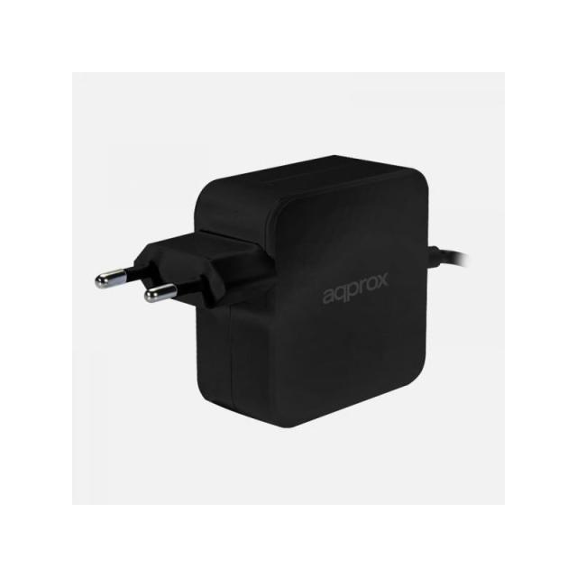 Approx - APPA90C cargador de dispositivo móvil Netbook, Portátil, Smartphone, Tableta Negro Corriente alterna Interior