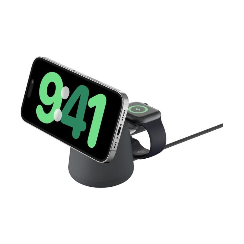 Belkin - BoostCharge Pro Auriculares, Smartphone, Reloj inteligente Carbón vegetal Corriente alterna Cargador inalámbrico Carga