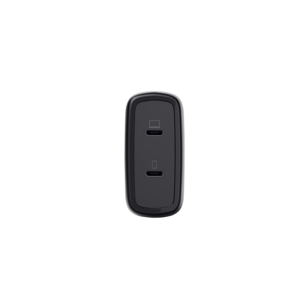 Trust - Maxo Cargador GaN USB-C de 2 puertos de 65 W - Negro