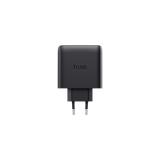 Trust - Maxo Cargador GaN USB-C de 2 puertos de 65 W - Negro