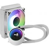 Aerocool - MIRAGEL120W Refrigeración Líquida CPU Ventilador 12cm ARGB TDP 200W Blanco