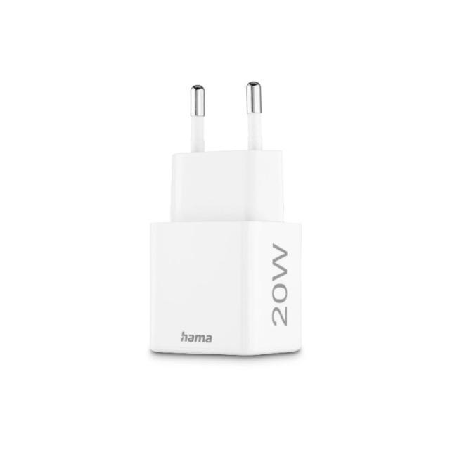 Hama - 00201991 cargador de dispositivo móvil Auriculares, Batería portátil, Smartphone, Tableta Blanco Corriente alterna Carga