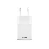 Hama - 00201991 cargador de dispositivo móvil Auriculares, Batería portátil, Smartphone, Tableta Blanco Corriente alterna Carga